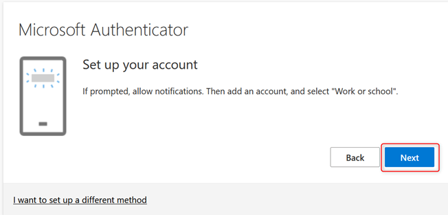 Configuration Multi-Factor Authentication - Microsoft Authenticator App Setup