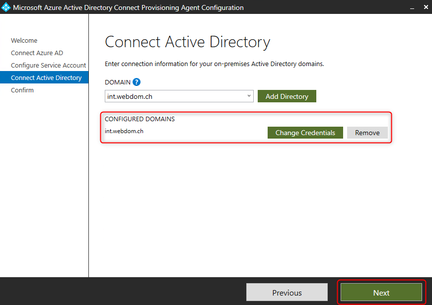 Azure AD Cloud Sync - Connect Active Directory