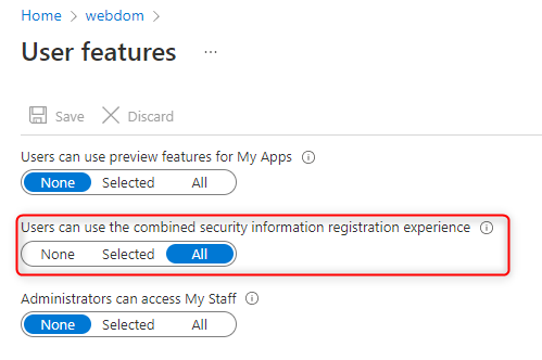 Passwordless Sign-In - User features