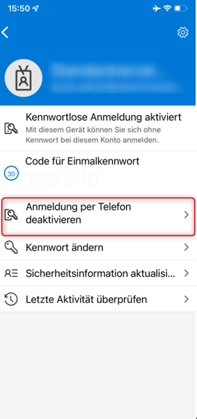 Passwordless Sign-In - Disable phone sign-in