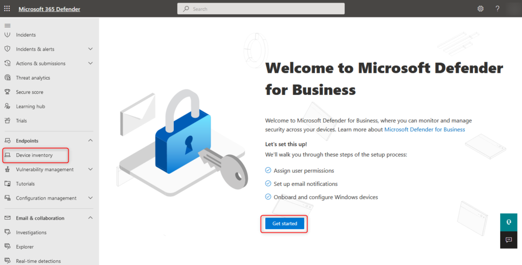 Microsoft Defender for Business Onboarding - Features
