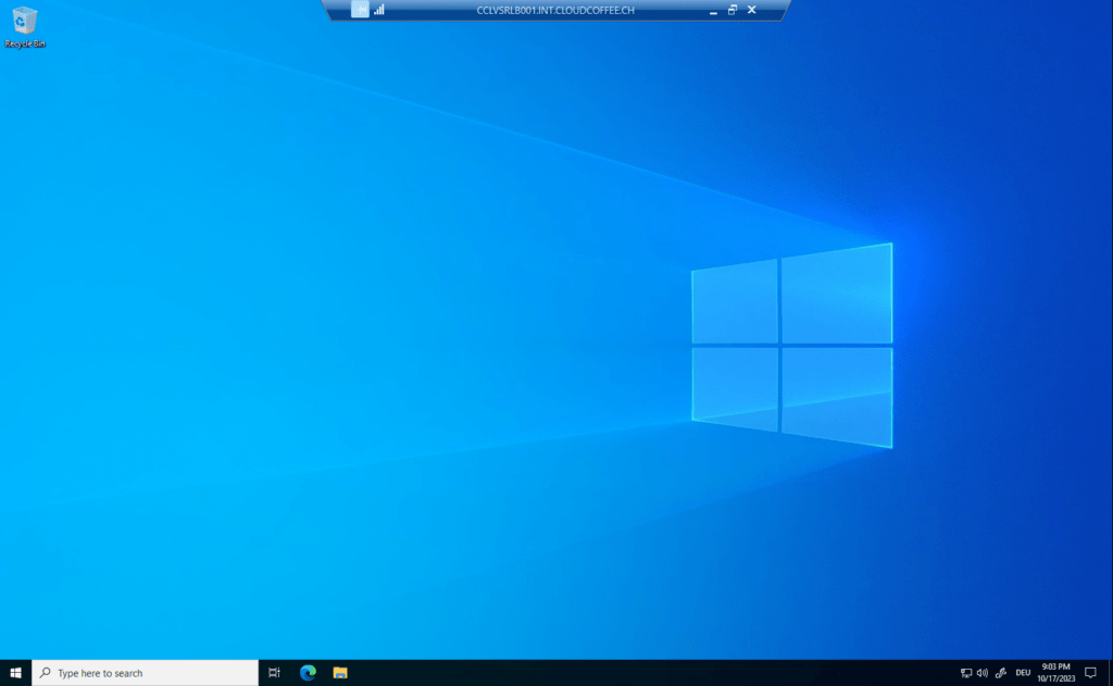 Microsoft Remote Services Full Desktop