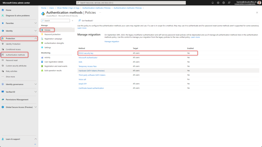 Hardening your Identities Microsoft Authenticator devicebound passkey
