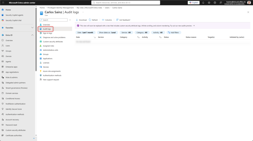 Entra ID Audit Logs